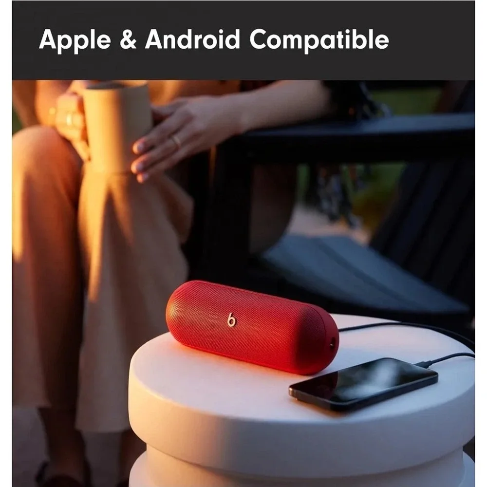 New Beats Pill Portable Wireless Bluetooth Speaker - Statement Red
